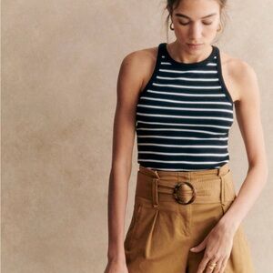 Sézane Rome Shorts USA8